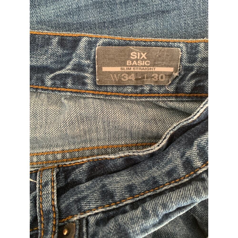 Six Basic Buffalo David Bitton Straight Slim Jean… - image 5